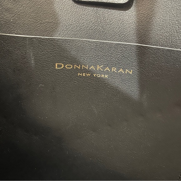 Tricolor Bucket Bag by Donna Karen 100% Leather - Picture 7 of 10